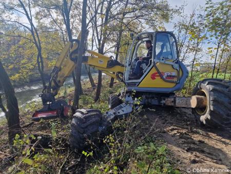 Vzdrževalna dela ob Kamniški Bistrici v naselju Šmarca in Nožice  (5)